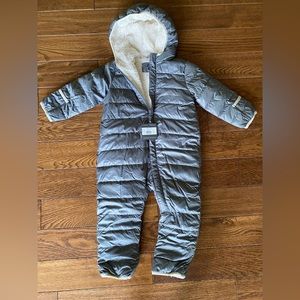 12-18 month gray Eddie Bauer snowsuit
